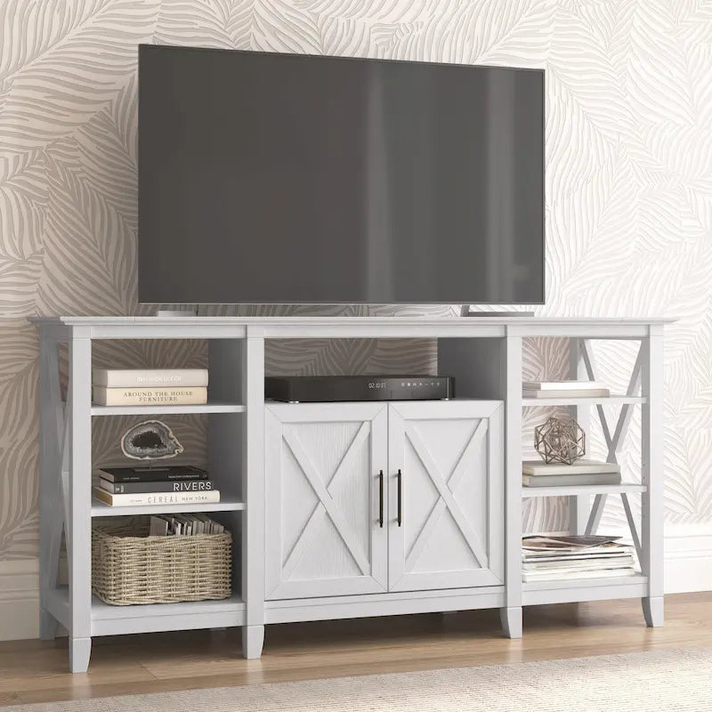 Key West Tall TV Stand with Storage
