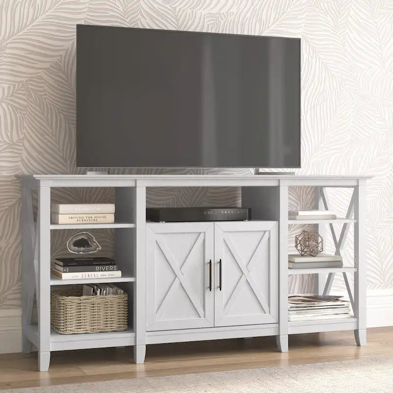 Key West Tall TV Stand with Storage