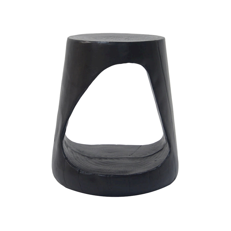 14.5 Modern Round Side Table with Stable Wide Base for Living Room or Bedroom