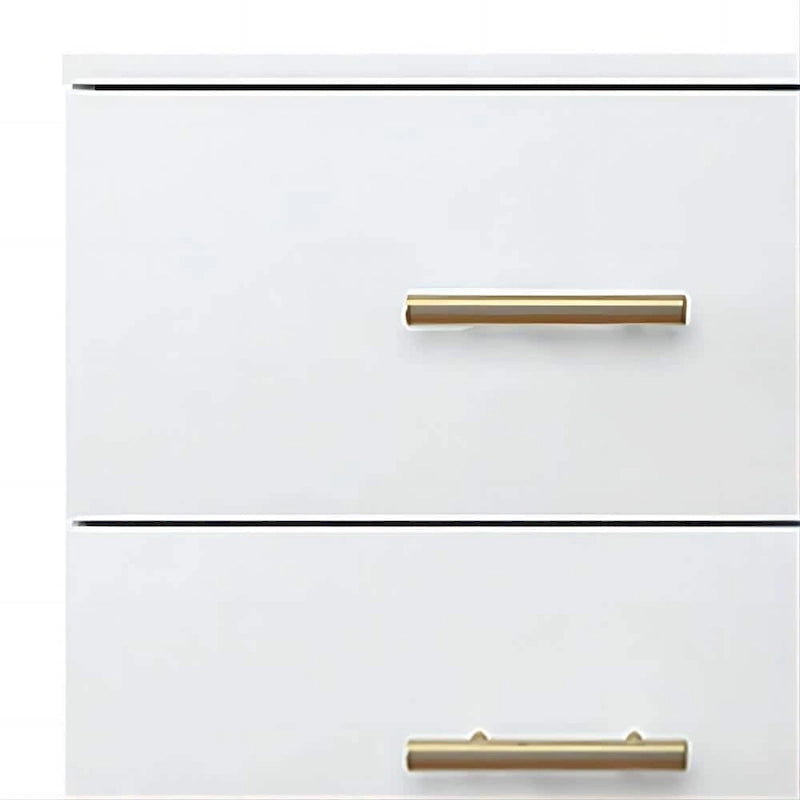 6 Drawer Dresser for Bedroom,Chest of Dressers,Modern Wooden Dresser Chest with Golden Handles