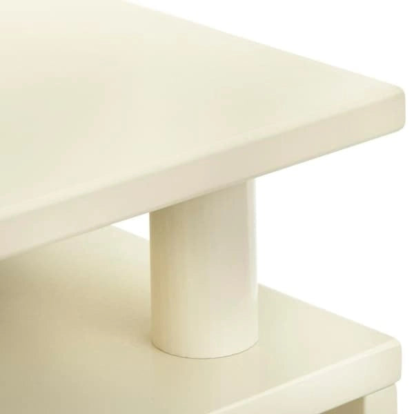 Margo Mid-Century End Table with Open Shelving – Multiple Finishes