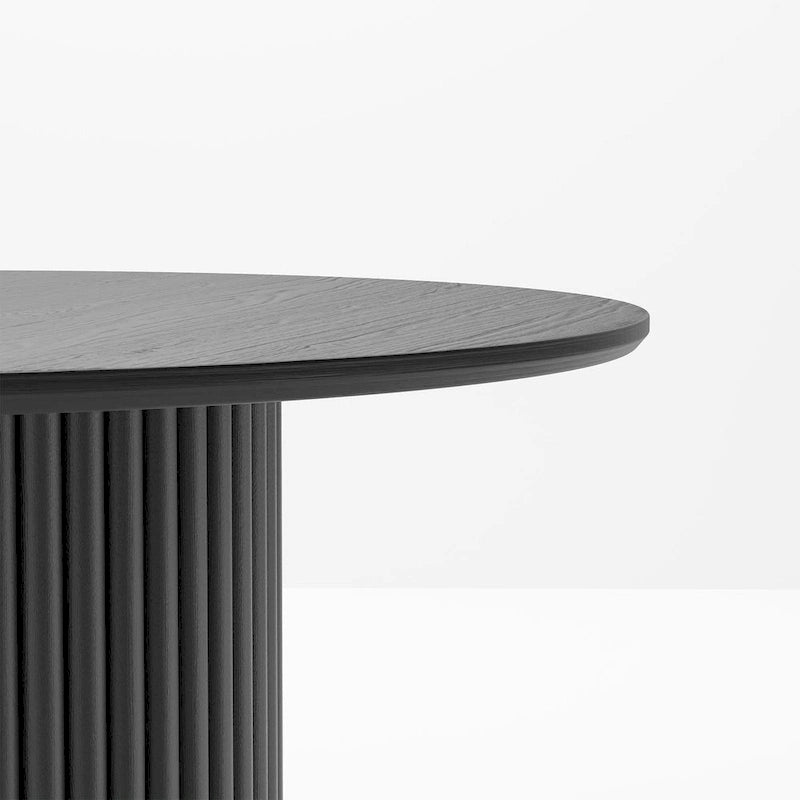 Solid Wood 60 Round Dining Table for 6 People Nordic style - 60*30