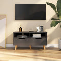 XL TV Stand TV Console Sideboard TV Unit Home Media Unit Engineered Wood - 35.4 x 15.7 x 19.1
