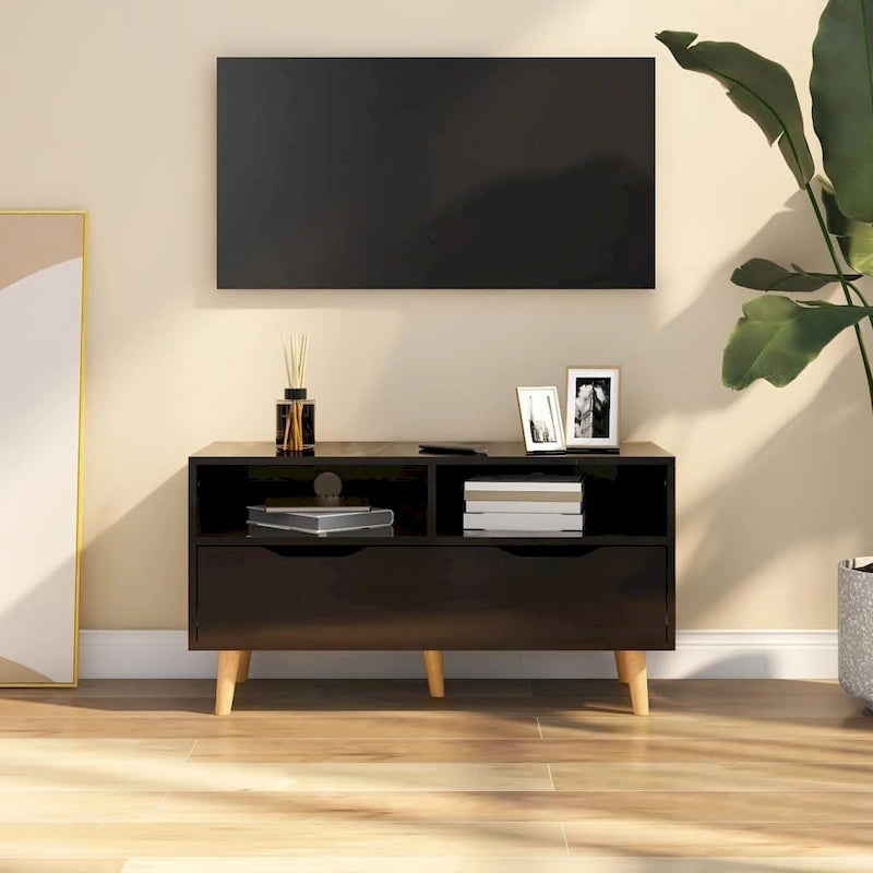 XL TV Stand TV Console Sideboard TV Unit Home Media Unit Engineered Wood - 35.4 x 15.7 x 19.1