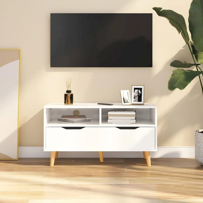 XL TV Stand TV Console Sideboard TV Unit Home Media Unit Engineered Wood - 35.4 x 15.7 x 19.1