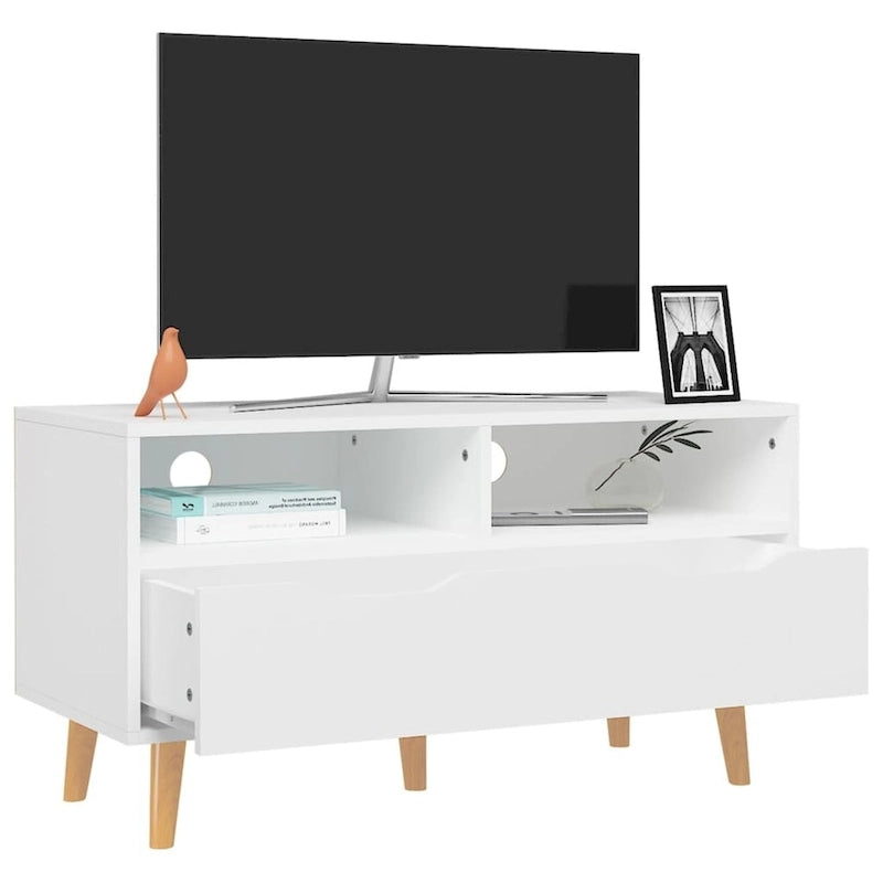 XL TV Stand TV Console Sideboard TV Unit Home Media Unit Engineered Wood - 35.4 x 15.7 x 19.1