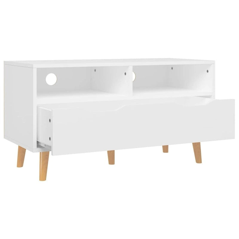XL TV Stand TV Console Sideboard TV Unit Home Media Unit Engineered Wood - 35.4 x 15.7 x 19.1
