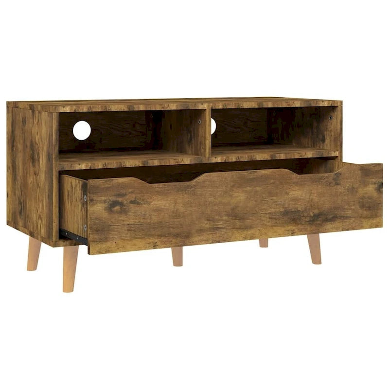 XL TV Stand TV Console Sideboard TV Unit Home Media Unit Engineered Wood - 35.4 x 15.7 x 19.1