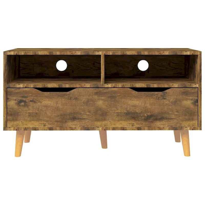 XL TV Stand TV Console Sideboard TV Unit Home Media Unit Engineered Wood - 35.4 x 15.7 x 19.1