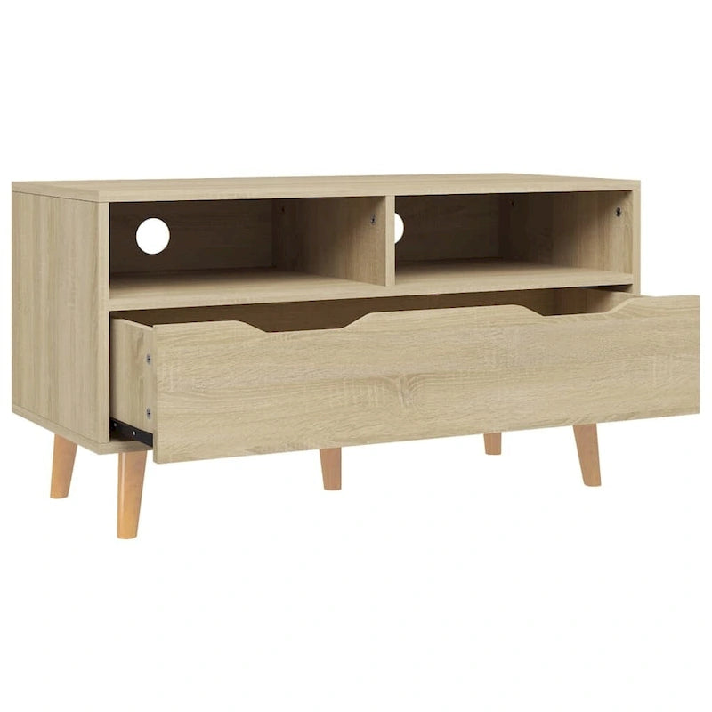 XL TV Stand TV Console Sideboard TV Unit Home Media Unit Engineered Wood - 35.4 x 15.7 x 19.1