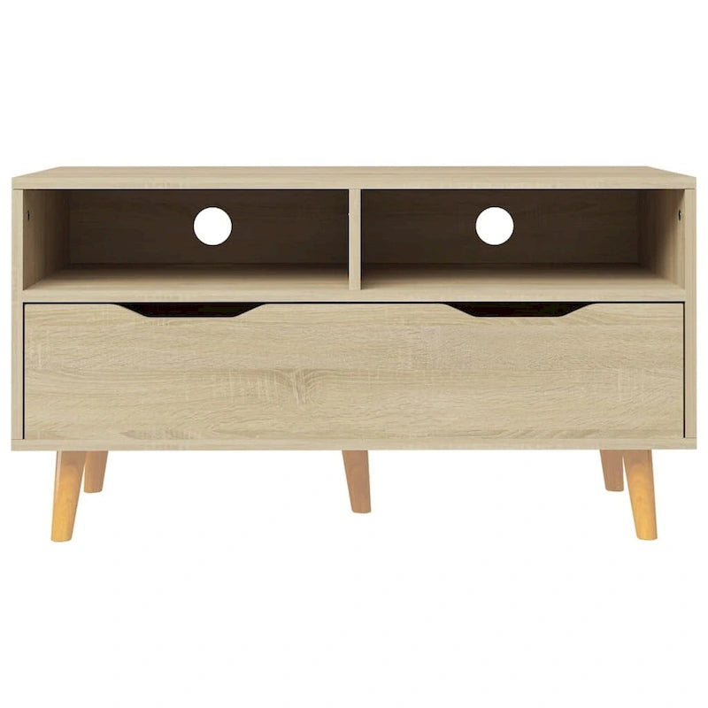 XL TV Stand TV Console Sideboard TV Unit Home Media Unit Engineered Wood - 35.4 x 15.7 x 19.1
