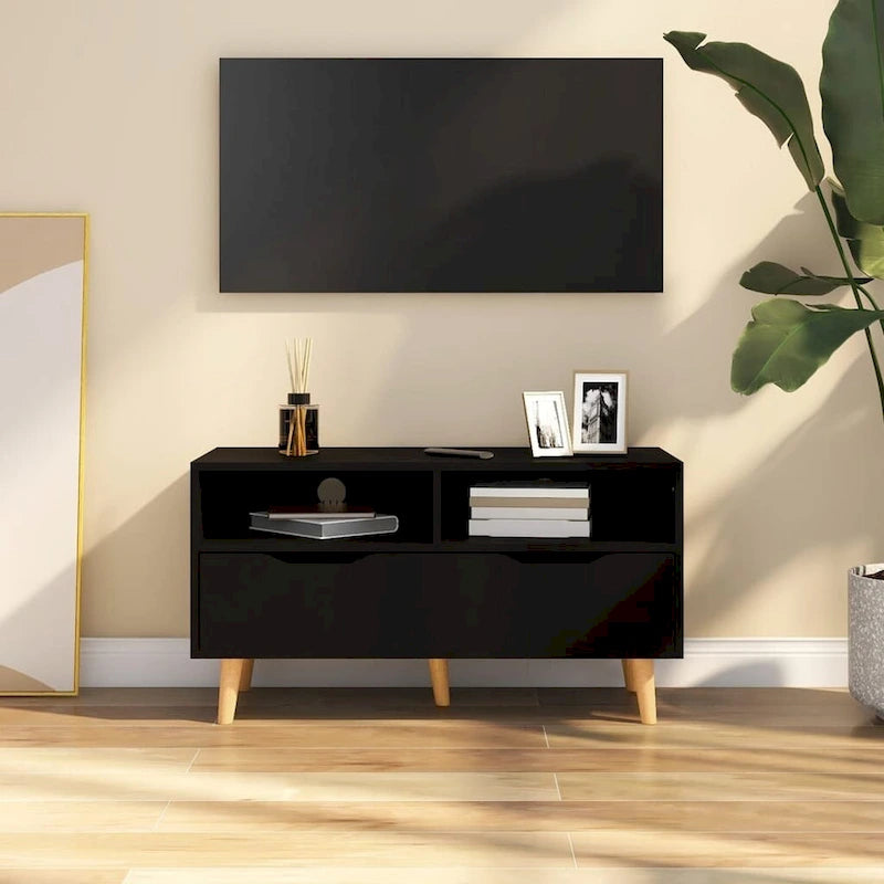 XL TV Stand TV Console Sideboard TV Unit Home Media Unit Engineered Wood - 35.4 x 15.7 x 19.1