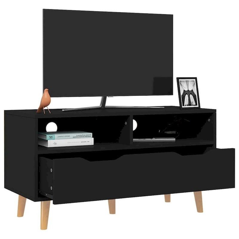 XL TV Stand TV Console Sideboard TV Unit Home Media Unit Engineered Wood - 35.4 x 15.7 x 19.1