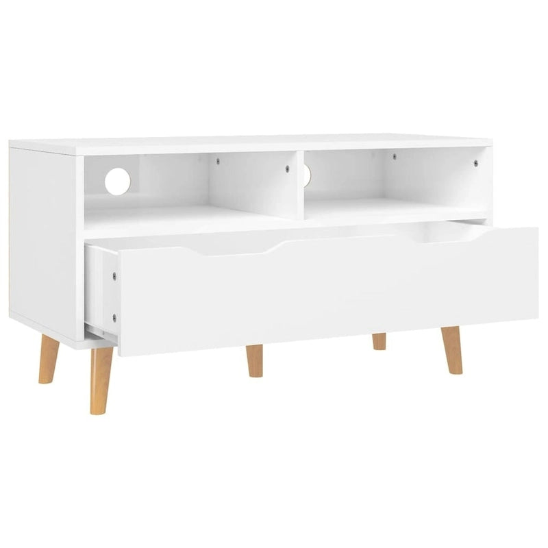 XL TV Stand TV Console Sideboard TV Unit Home Media Unit Engineered Wood - 35.4 x 15.7 x 19.1