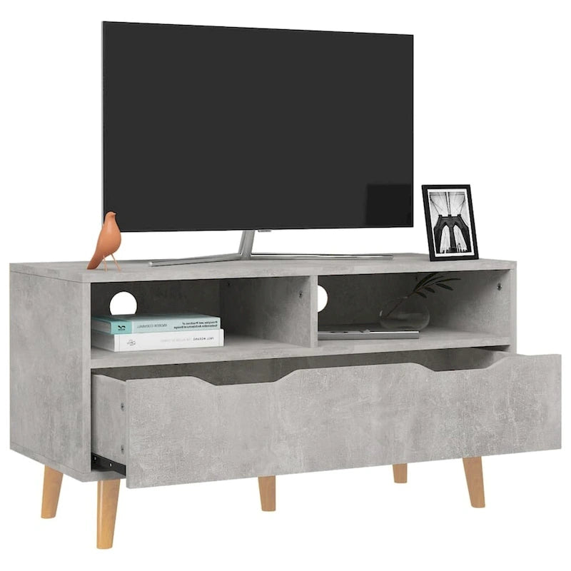 XL TV Stand TV Console Sideboard TV Unit Home Media Unit Engineered Wood - 35.4 x 15.7 x 19.1