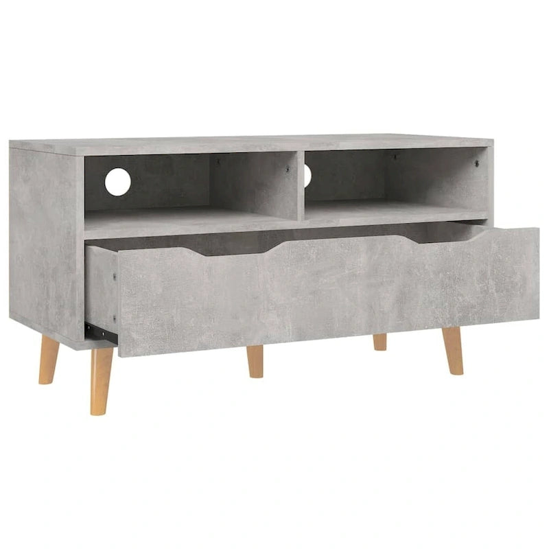XL TV Stand TV Console Sideboard TV Unit Home Media Unit Engineered Wood - 35.4 x 15.7 x 19.1