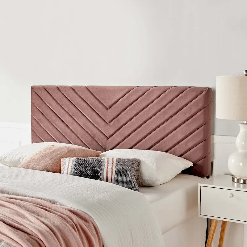 Silver Orchid Tufted Velvet Full/Queen Headboard