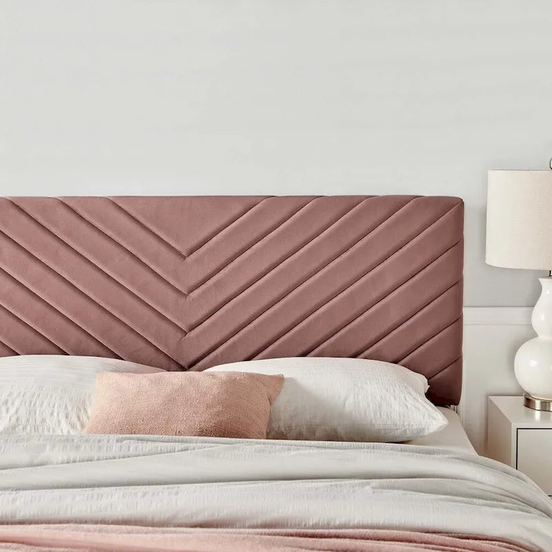 Silver Orchid Tufted Velvet Full/Queen Headboard