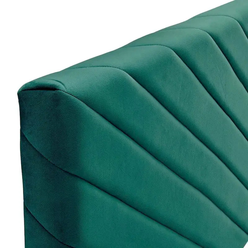 Silver Orchid Tufted Velvet Full/Queen Headboard