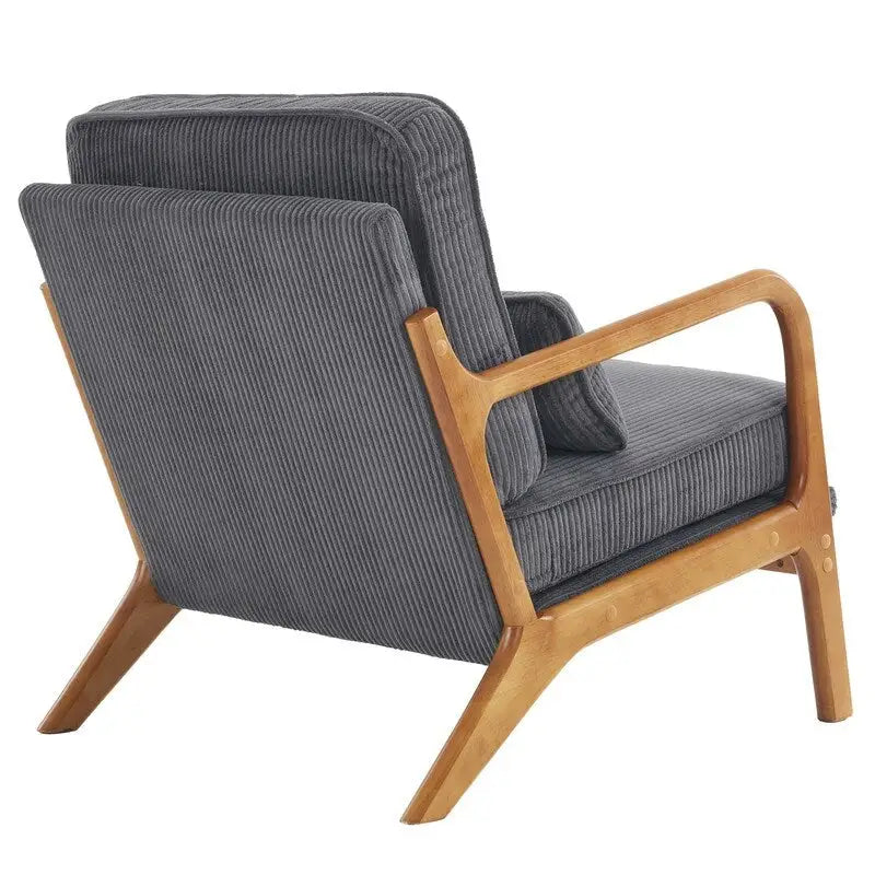 2-pc Upholstered Linen Blend Accent Chair
