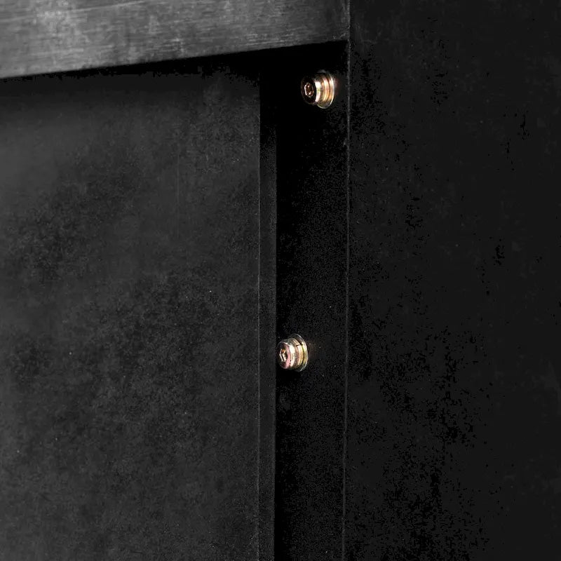 Unique Retro Silhouette Console Table with Open Style